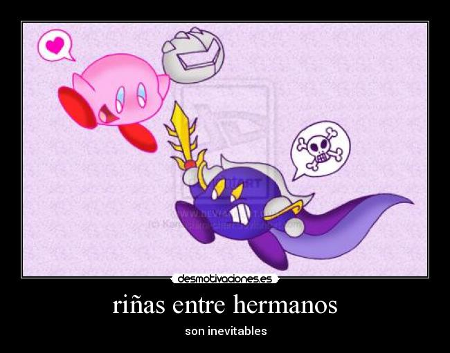 riñas entre hermanos - 