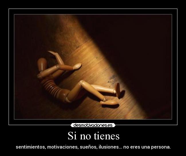 Si no tienes - 