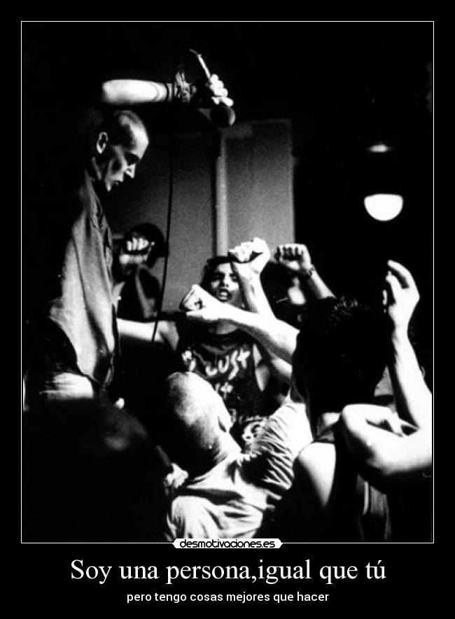 Soy una persona,igual que tú -