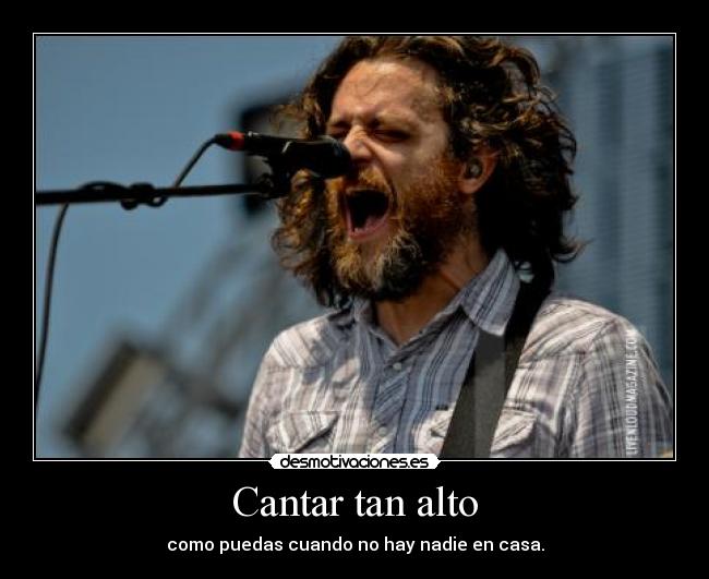 Cantar tan alto - 