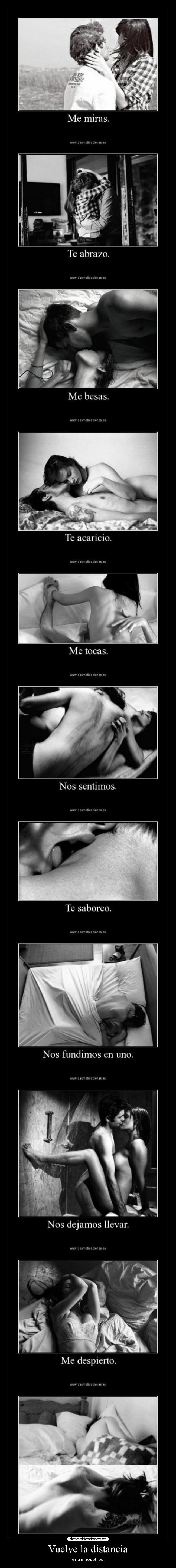 Vuelve la distancia - entre nosotros.