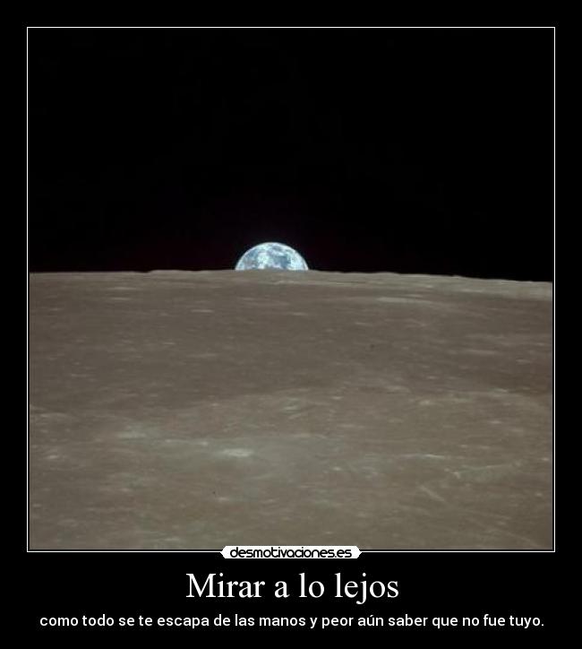 Mirar a lo lejos -