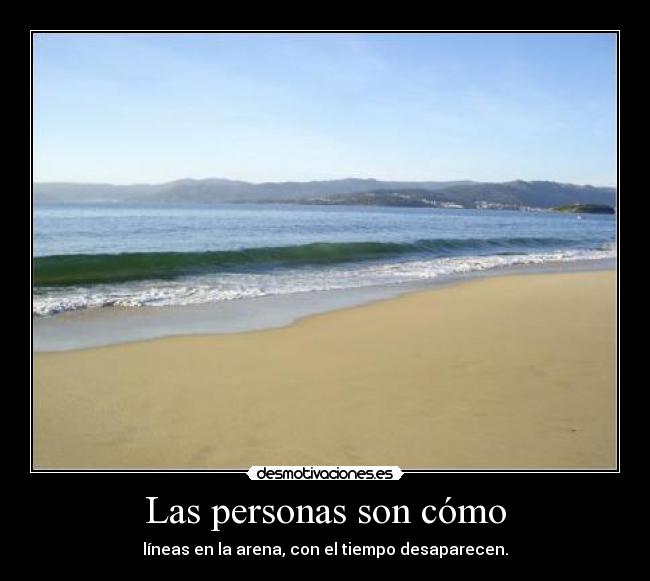 Las personas son cómo -