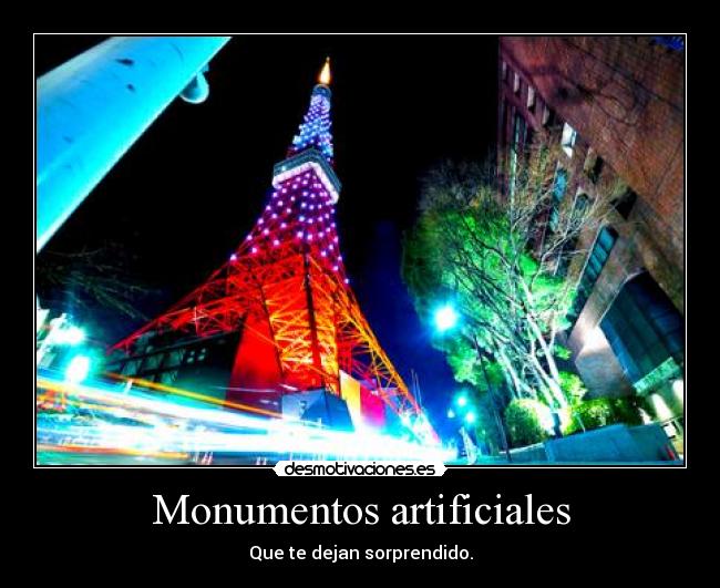 Monumentos artificiales -