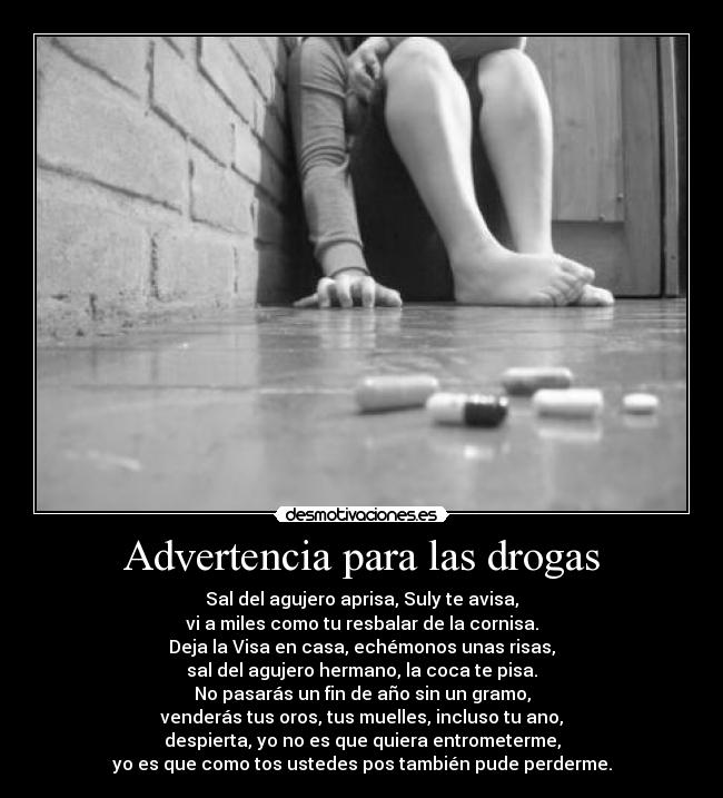 carteles drogas desmotivaciones