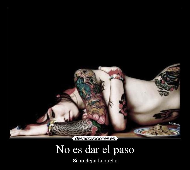 No es dar el paso - 