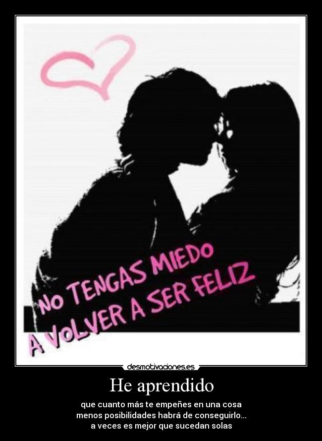 He aprendido - 