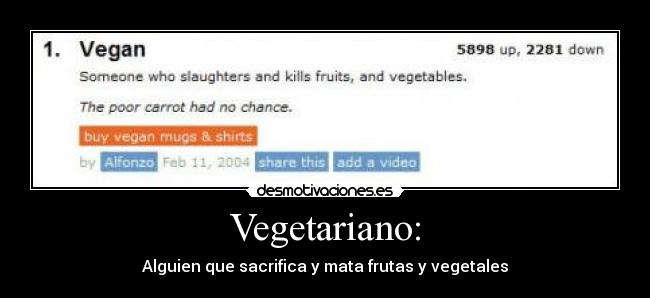 Vegetariano: - 