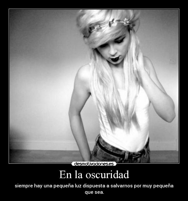 En la oscuridad - 