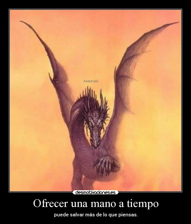 Ofrecer una mano a tiempo - 