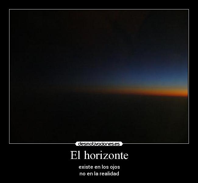 El horizonte -