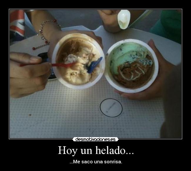 Hoy un helado... - 