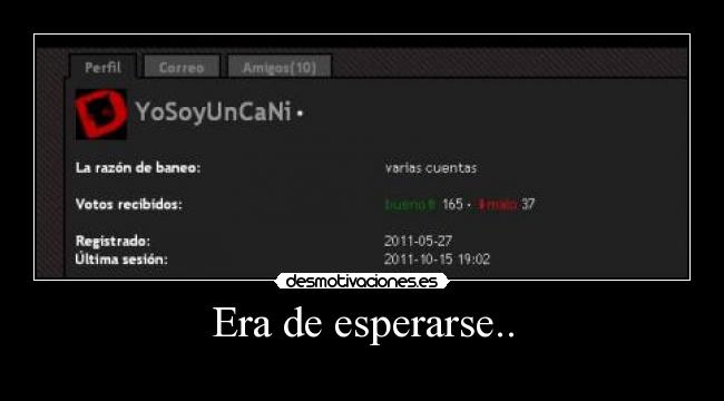 Era de esperarse.. -