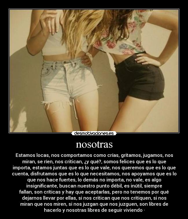 nosotras -