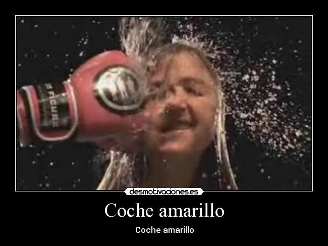 Coche amarillo -