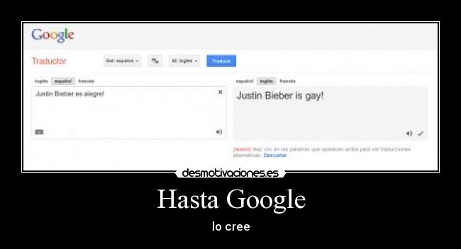 Hasta Google -