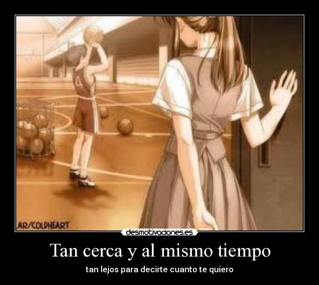 Tan cerca y al mismo tiempo -