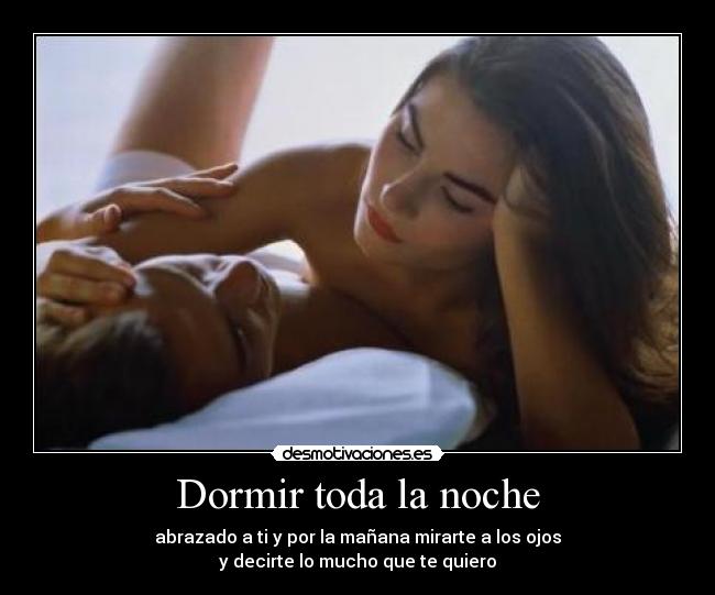 Dormir toda la noche -