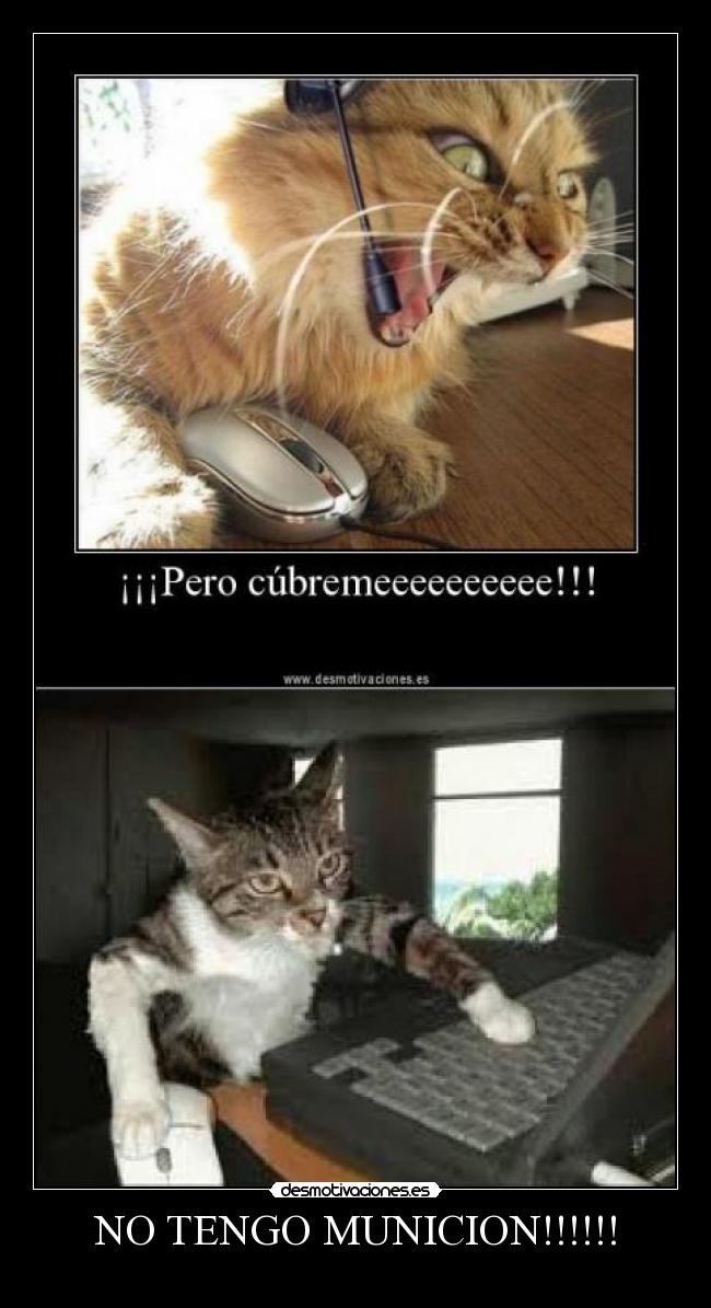 NO TENGO MUNICION!!!!!! -