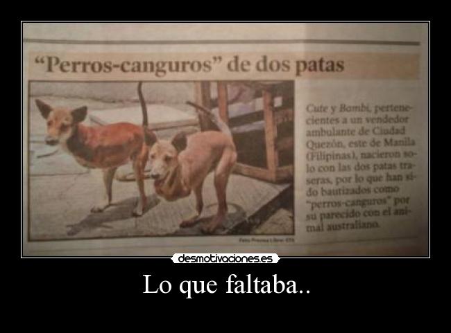 Lo que faltaba.. -