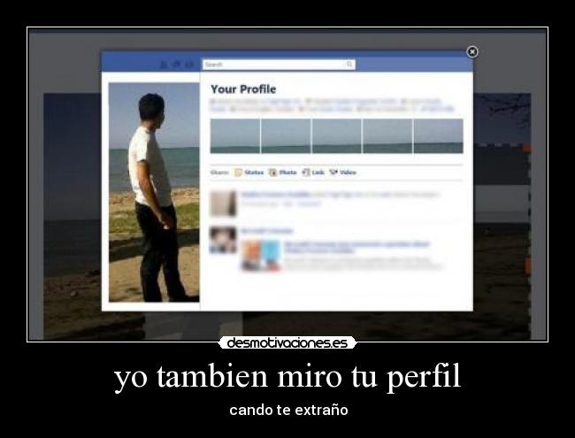 carteles perfil facebook extrano extranar amor desmotivaciones