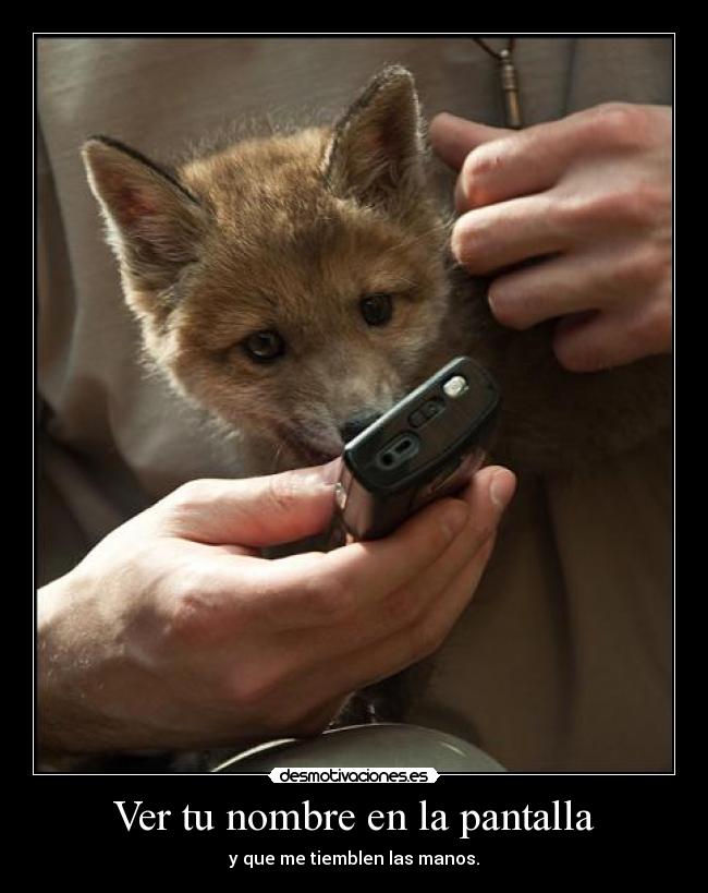 Ver tu nombre en la pantalla - 