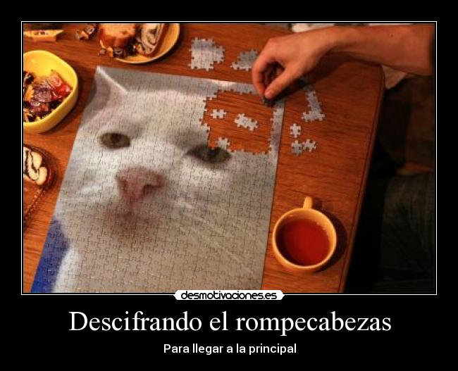 Descifrando el rompecabezas Desmotivaciones