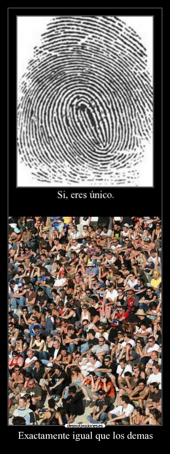 Exactamente igual que los demas -