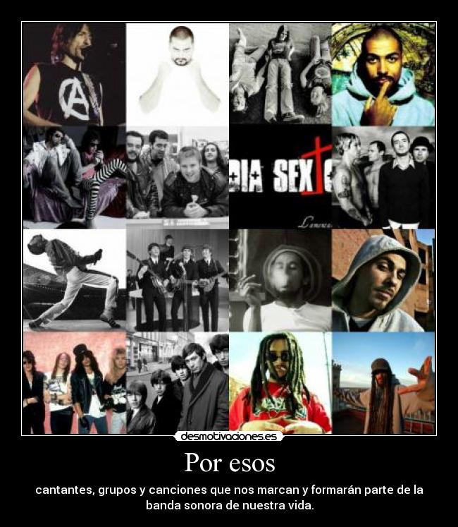 carteles rap rock reggae canciones increibles gracias desmotivaciones