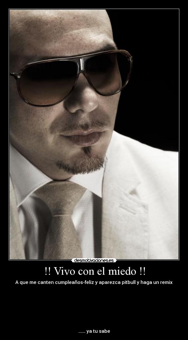 !! Vivo con el miedo !! -