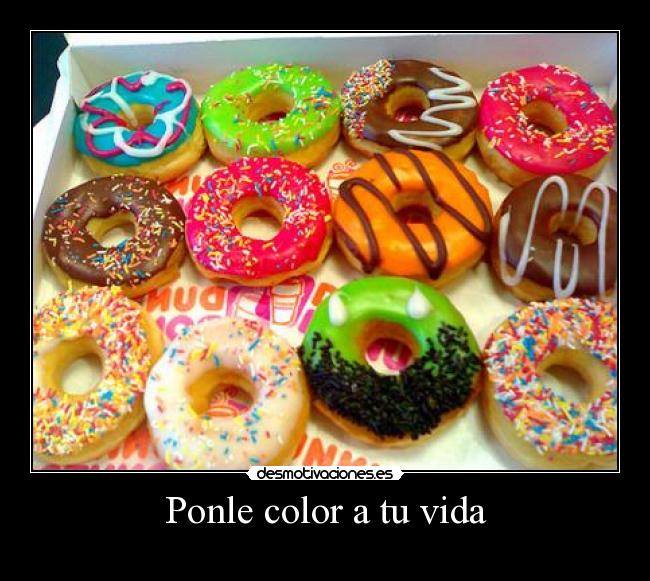 Ponle color a tu vida -