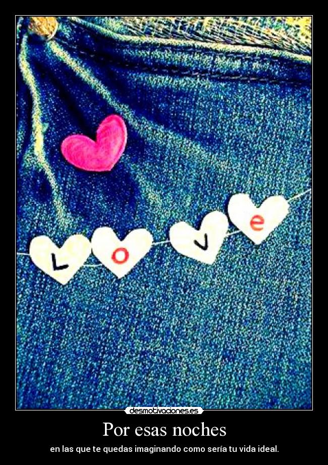 Por esas noches -