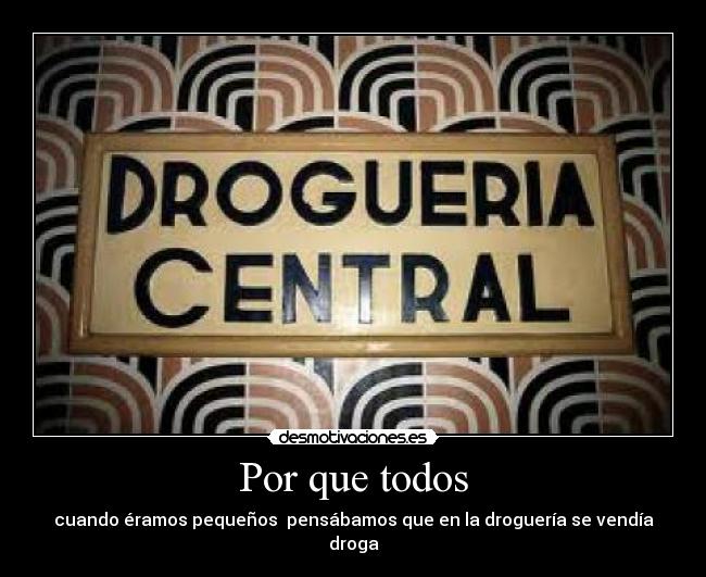 carteles drogueria vender droga desmotivaciones