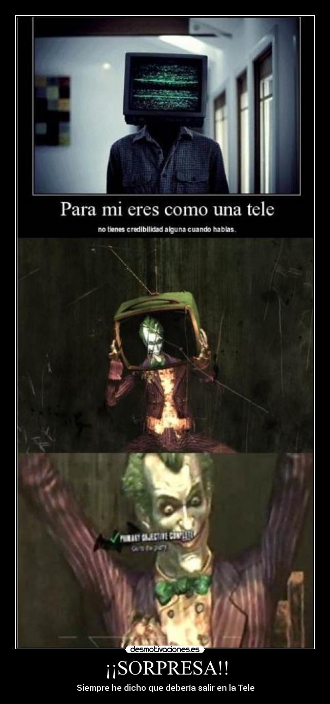 ¡¡SORPRESA!! - Siempre he dicho que debería salir en la Tele