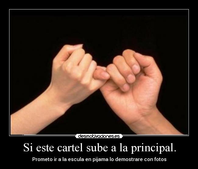 Si este cartel sube a la principal. - 