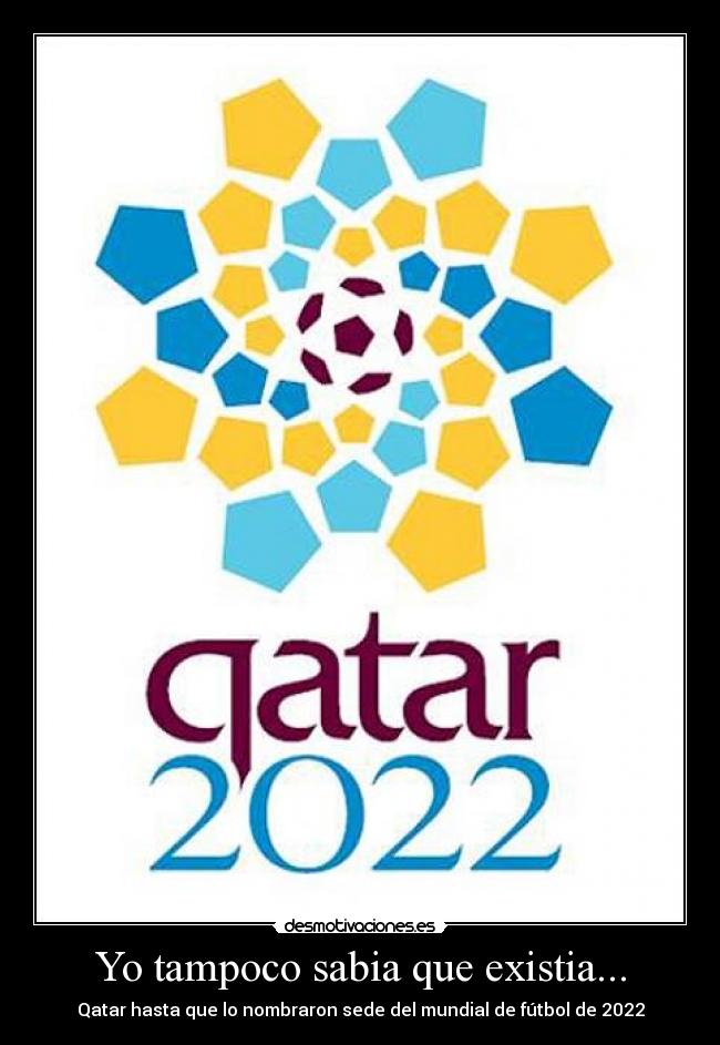 Yo tampoco sabia que existia... - Qatar hasta que lo nombraron sede del mundial de fútbol de 2022