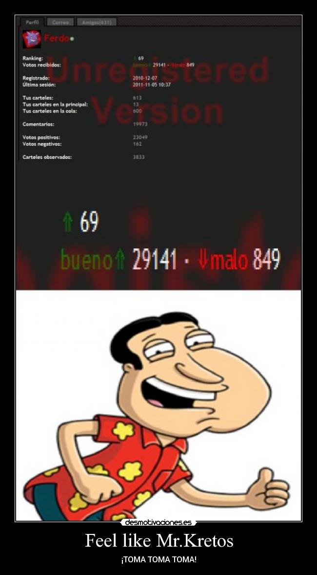 Feel like Mr.Kretos -