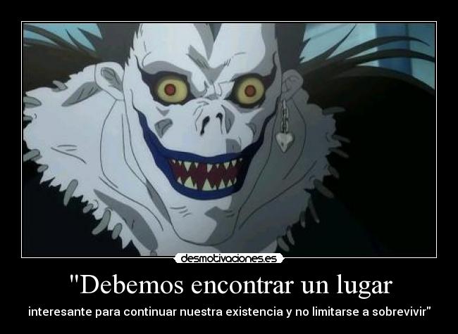 Debemos encontrar un lugar -