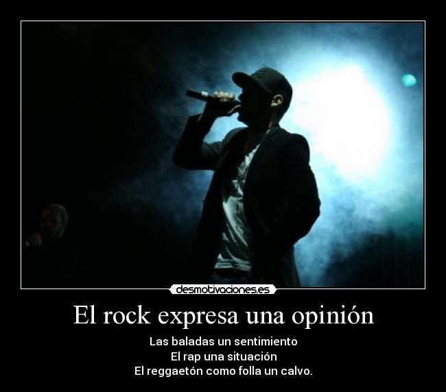 El rock expresa una opinión - 