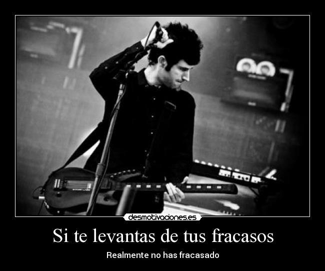 Si te levantas de tus fracasos -