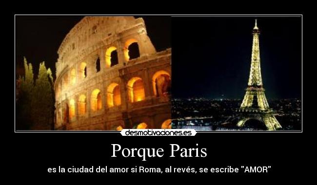 Porque Paris - 