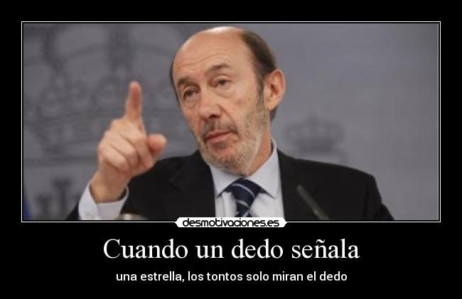 Cuando un dedo señala -