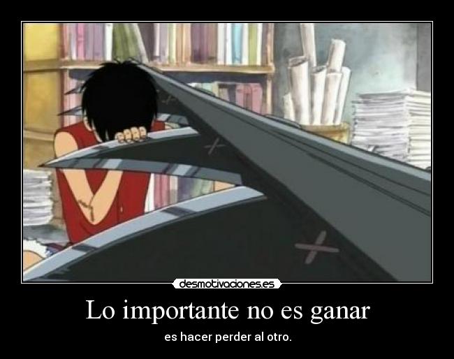 Lo importante no es ganar - 