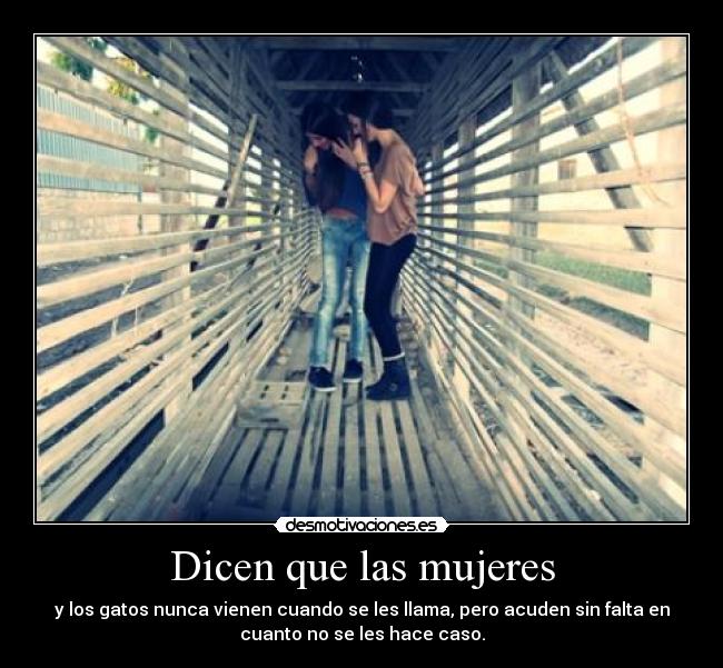 Dicen que las mujeres -