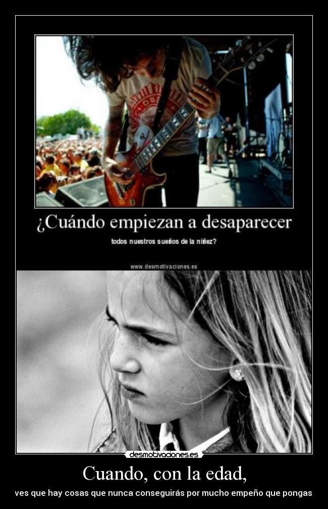 carteles edad desmotivaciones