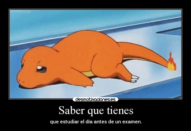 Saber que tienes - 