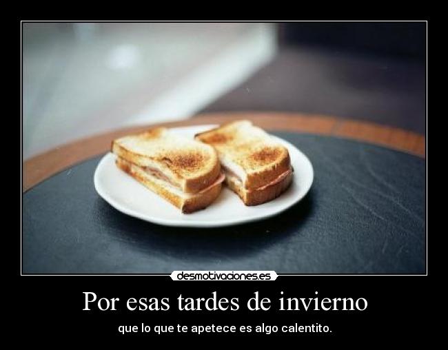 Por esas tardes de invierno -