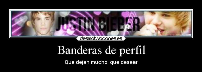 Banderas de perfil - Que dejan mucho que desear