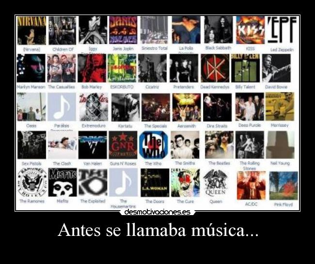 Antes se llamaba música... - 