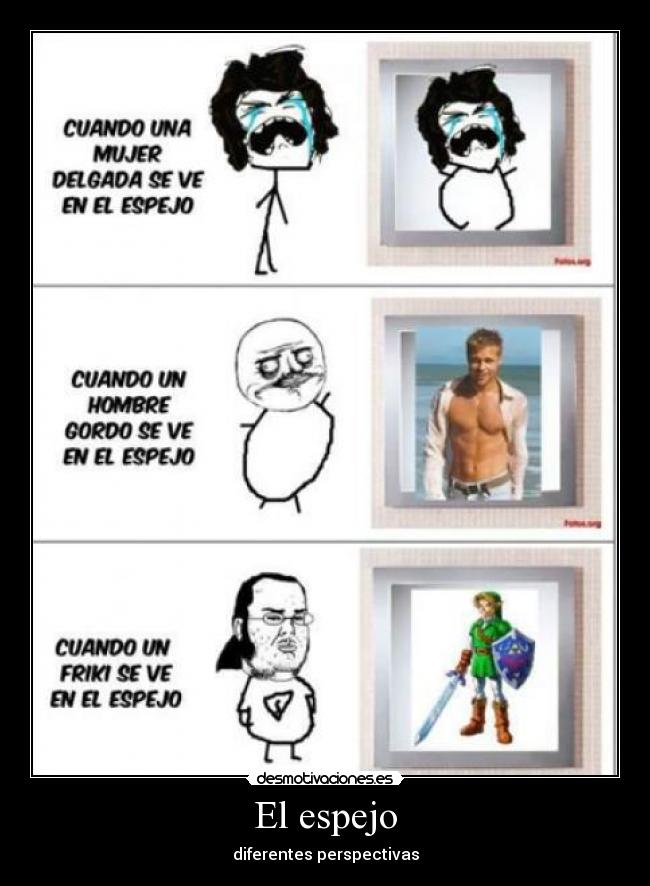 El espejo - diferentes perspectivas